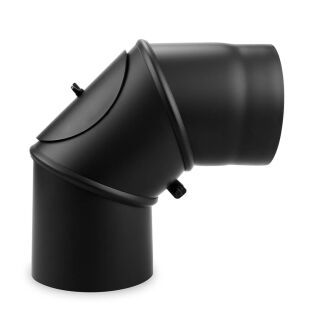 Ø 200 mm Coude 0 - 90 ° pivotant - Noir